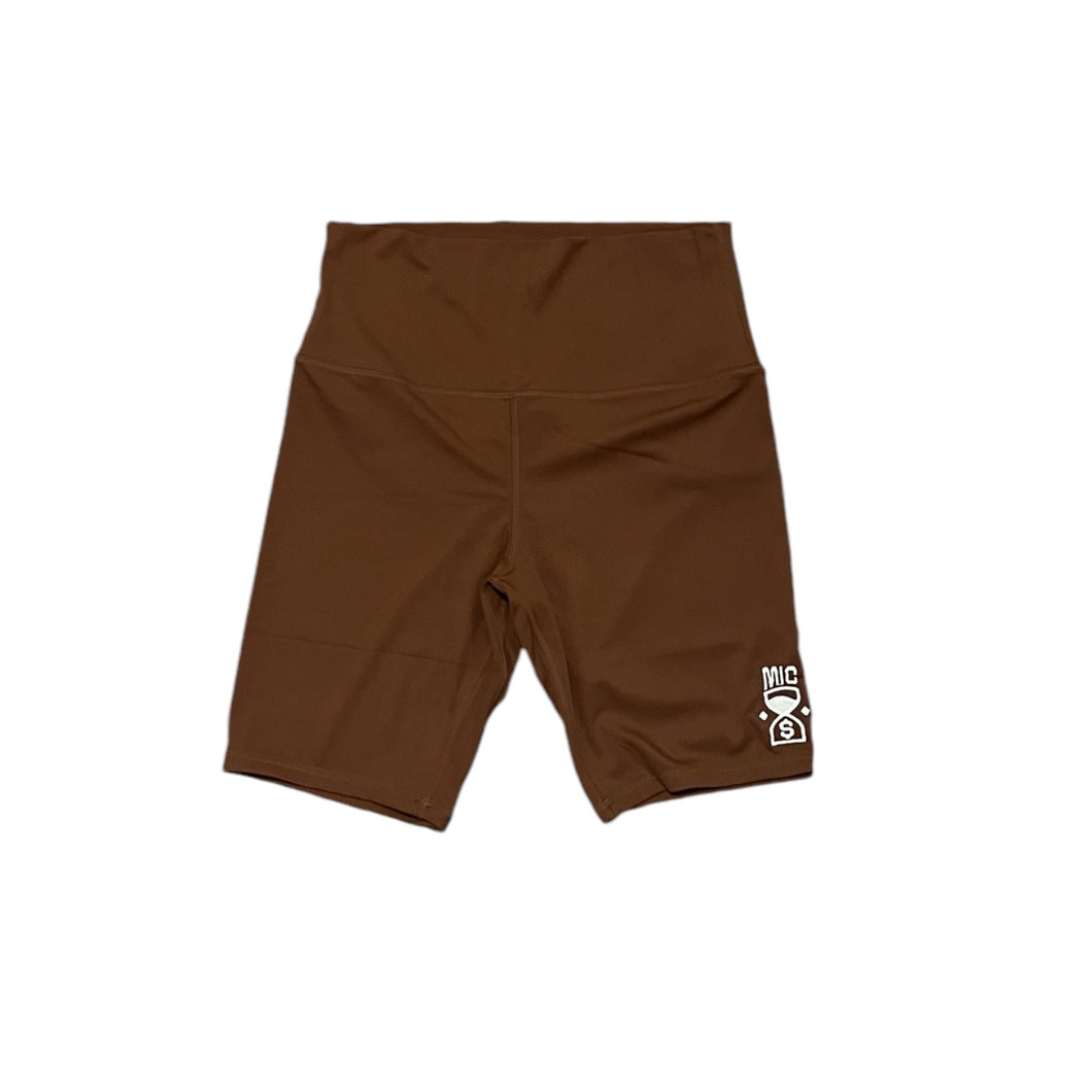 Ladies biker shorts- Mocha
