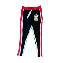 Load image into Gallery viewer, MIC Tracksuit bottom Black/Red/White

