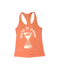 Ladies tank top- Sunset/peach