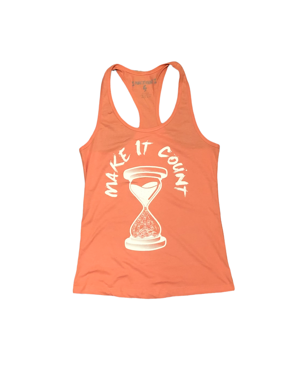 Ladies tank top- Sunset/peach