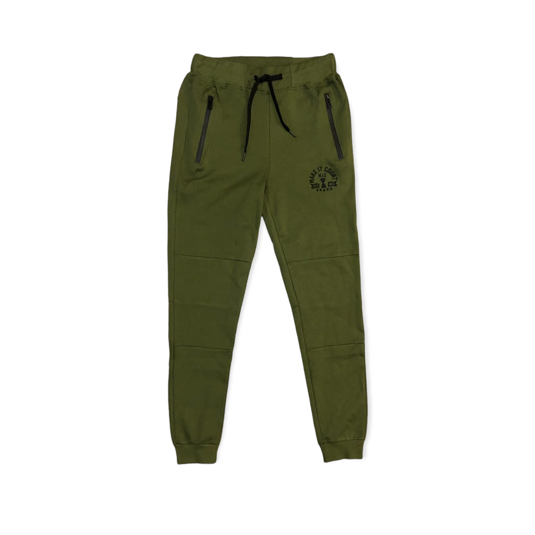 Tech fleece bottoms- Olive