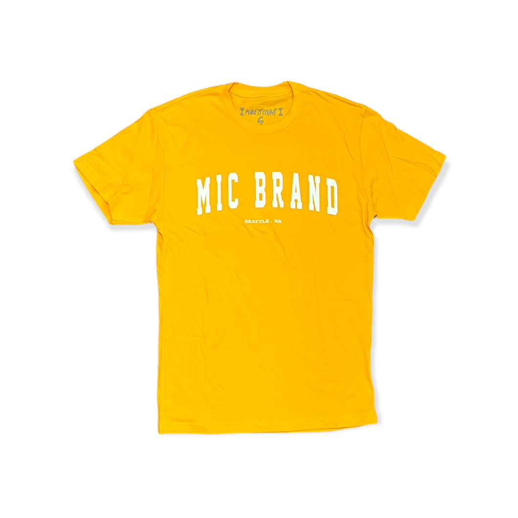 MIC Tee- Yellow